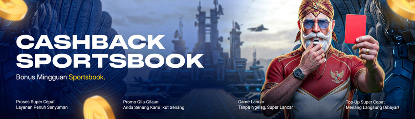 BONUS CASHBACK SPORTSBOOK 5%